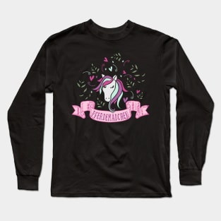 Pferde Mädchen Geschenkidee für Pferdeliebhaber Long Sleeve T-Shirt